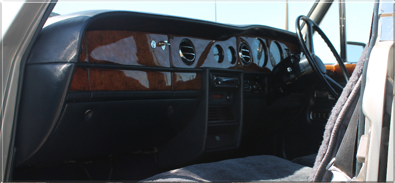 Bunbury Rolls Royce interior