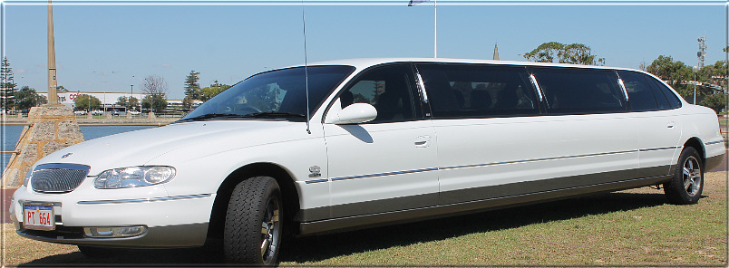 Limousine side view image Bunbury Statesman limo vehicle side view